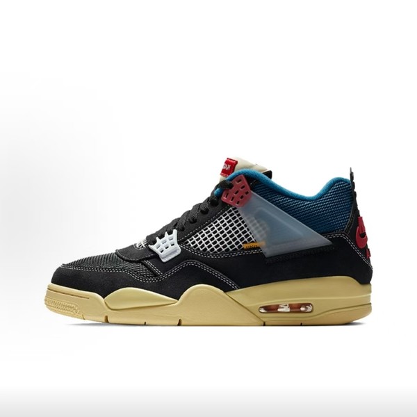 AJ4 White Black Red